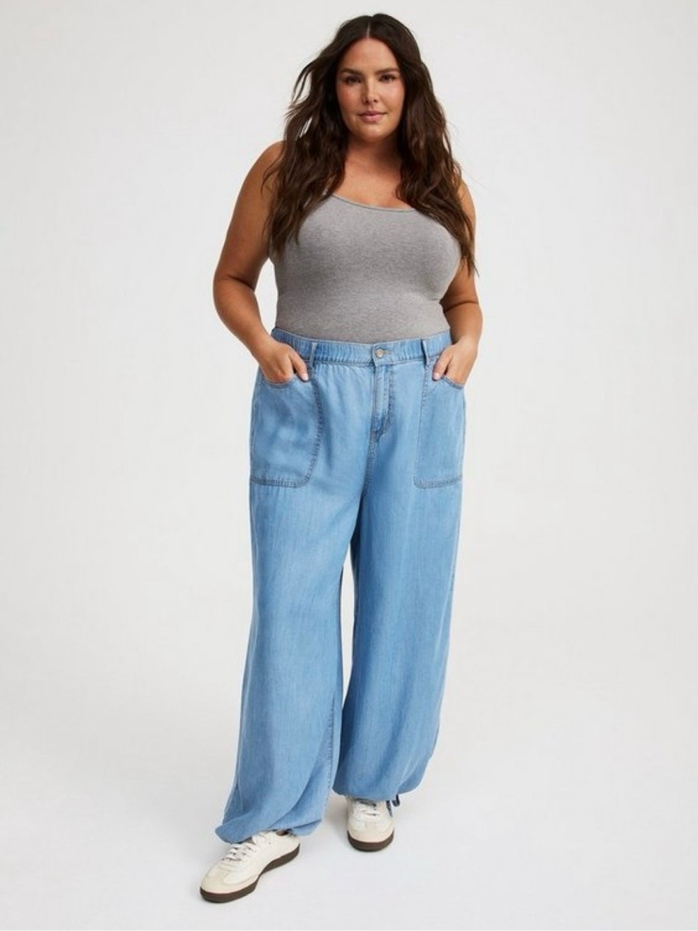Torrid Slouchy Balloon Lightweight Denim Jean